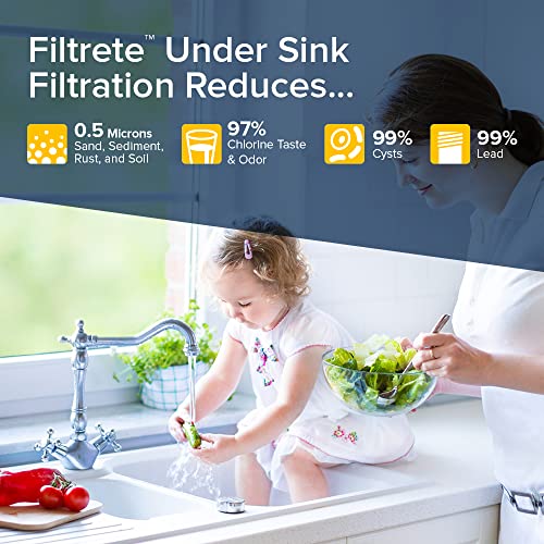 Filtrete Maximum Under Sink Water Filtration System 3US-MAX-S01