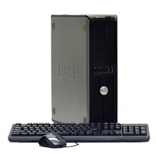 Fast Dell Optiplex Windows 10 Desktop Computer Core 2 Duo 4GB Ram DVD, 17" (Brands Vary) LCD, New Mouse, Keyboard and Wifi Adapter- Desktop Computer Bundle