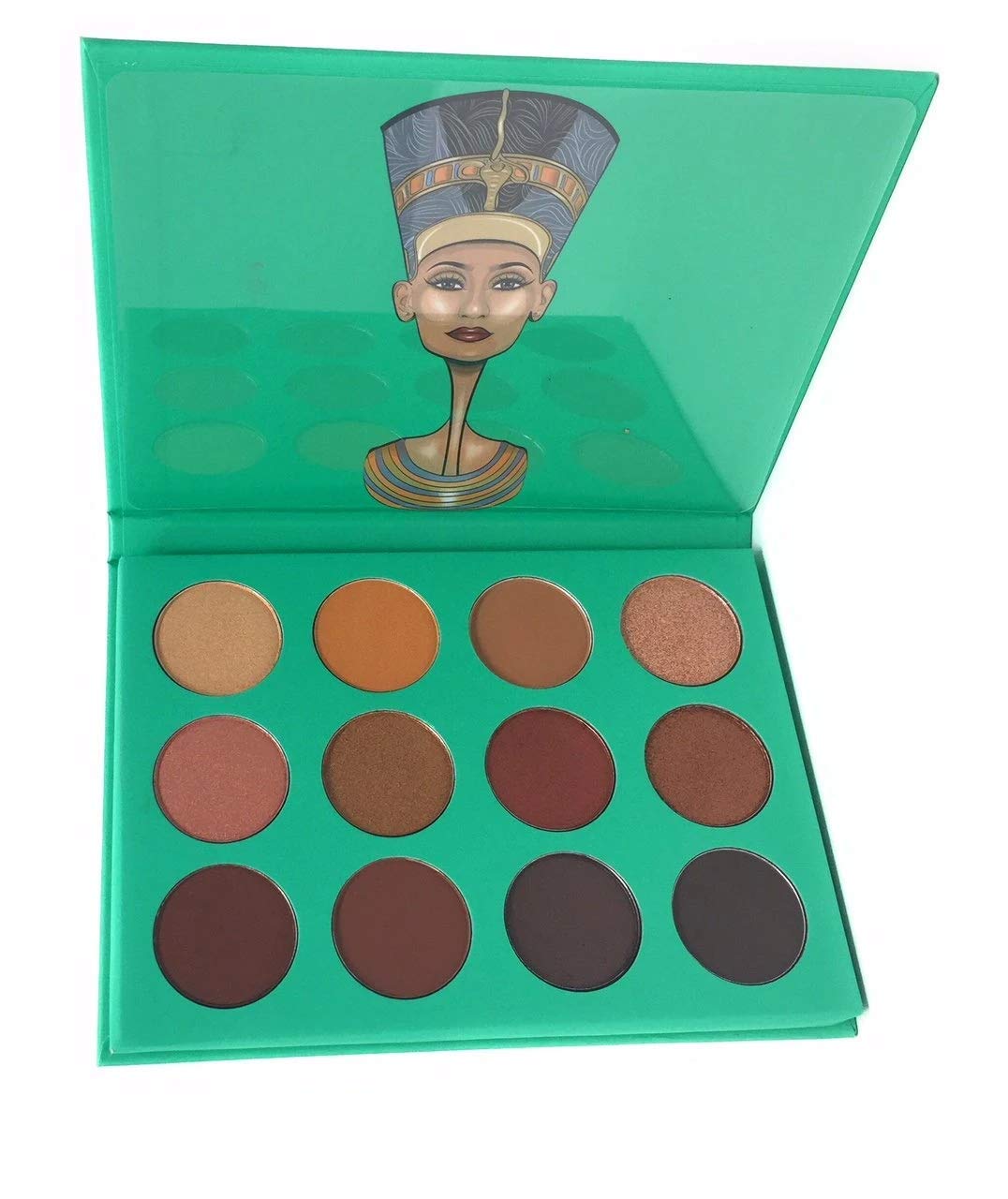 Juvia's Place Golds, Coppers, Browns and Nudes Eyeshadow Palette - Professional Eye Makeup, Pigmented Eyeshadow Palette, Makeup Palette for Eye Color & Shine, Pressed Eyeshadow Cosmetics, Shades of 12