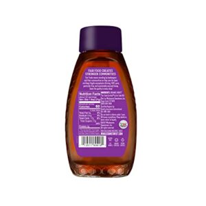 Wholesome Sweeteners Organic Raw Unfiltered Honey, Pesticide Free, Fair Trade, Non GMO & Non Glyphosate, 16 Ounce Squeeze Bottle (Pack of 1) (00280721)