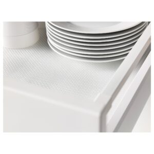 VViViD Non-Slip Rubberized Plastic Mesh Shelf and Drawer Liner Non-Adhesive Sheets (12 Inch x 10ft, White)