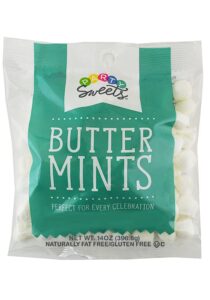 party sweets white buttermints, 14 ounce, appx. 100 pieces from hospitality mints