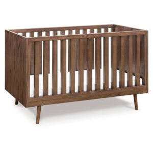 Ubabub Nifty Timber 3-in-1 Crib in Walnut, Greenguard Gold Certified