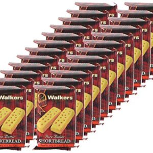 Walker’s Pure Butter Shortbread Fingers - 2-Count Snack Packs (Pack of 24) - Authentic Shortbread Cookies from Scotland