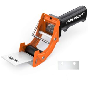prosun fast reload 2 inch tape gun dispenser packing packaging sealing cutter orange