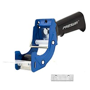 prosun fast reload 2 inch tape gun dispenser packing packaging sealing cutter blue