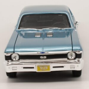 1970 Chevy Nova SS Coupe, Blue - Maisto 31132 - 1/18 scale diecast model car by Maisto
