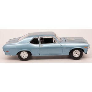 1970 Chevy Nova SS Coupe, Blue - Maisto 31132 - 1/18 scale diecast model car by Maisto