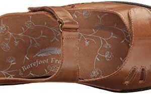 Drew Women's Tide Hook and Loop Sandal,Cognac Leather,US 11 WW