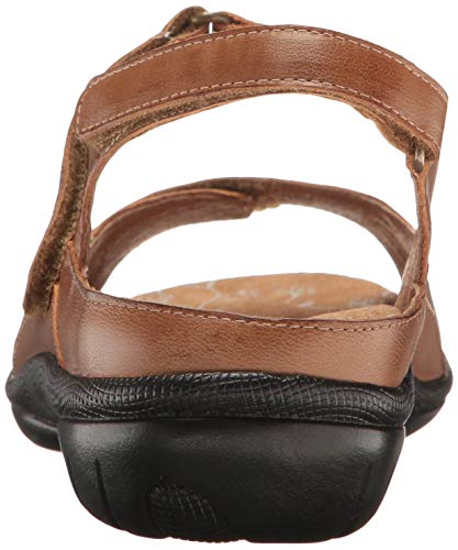 Drew Women's Tide Hook and Loop Sandal,Cognac Leather,US 11 WW