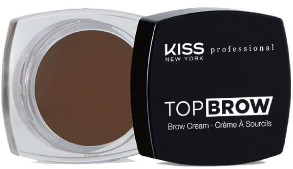 Kiss New York Professional Top Brow Eyebrow Cream (KBCM06 - Ebony)