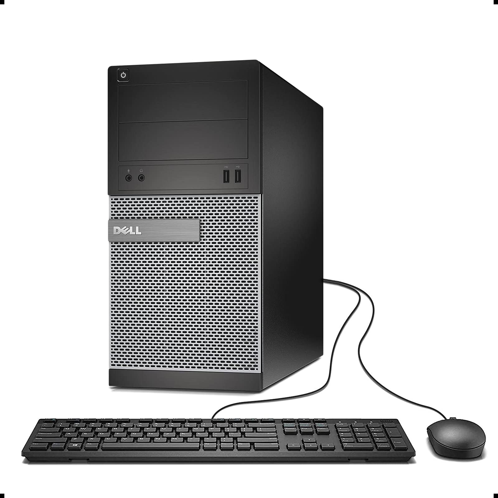 Dell Optiplex 390 MiniTower PC - Intel Core i5-2400 3.1GHz 8GB 250GB DVDrw Windows 10 Pro (Renewed)