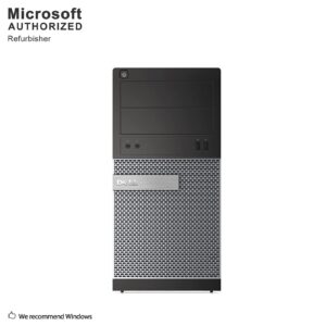 Dell Optiplex 390 MiniTower PC - Intel Core i5-2400 3.1GHz 8GB 250GB DVDrw Windows 10 Pro (Renewed)