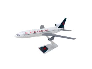 flight miniatures air canada lockheed l-1011, 1:250 scale - 1994 colors display model in flight - 5.98" x 2.01" x 0.98"; 3.17 oz - alk-10110i-014. landing gear not included