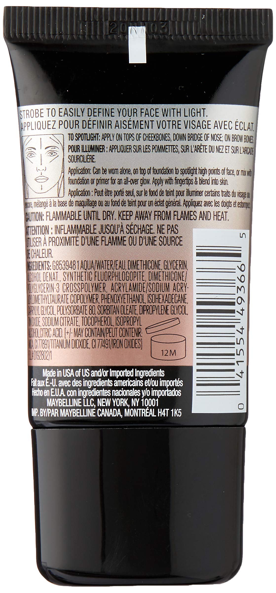 Maybelline New York Master Strobing Liquid Illuminating Highlighter, Medium/Nude Glow, 0.67 fl. oz.