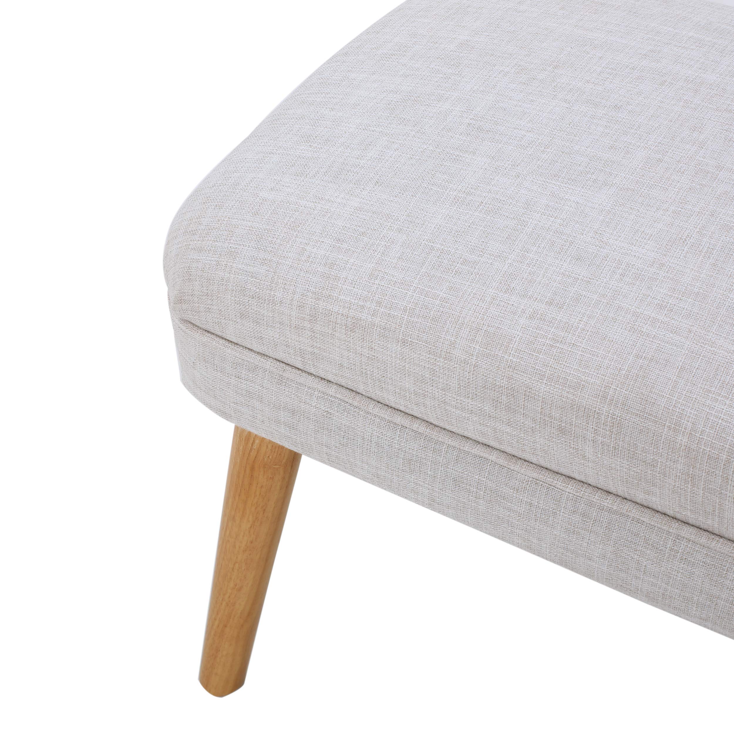 Christopher Knight Home Desdemona Fabric Ottoman, Beige