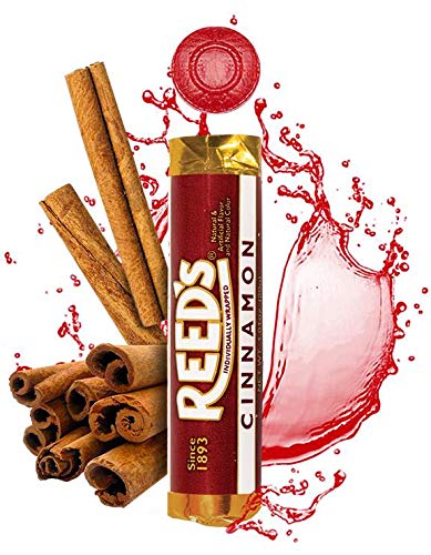 Reed’s Cinnamon Candy Rolls | Traditional Cinnamon Hard Candy | Reed’s Classic Spiced Hard Cinnamon Candy Brought To You By Iconic Candy | 24 Count…