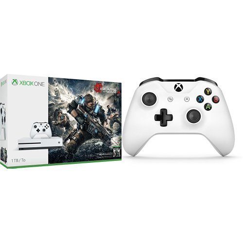Xbox One S 1TB Console - Gears of War 4 Edition + Extra Controller Bundle