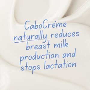 CaboCréme Cabbage Breast Cream for Engorgement, Breastfeeding, Weaning Support, and Suppression of Breast Milk | OB-GYN Created, Breastfeeding Mother Approved, Postpartum Essential