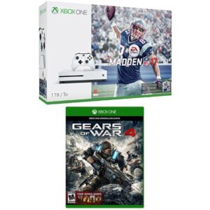 xbox one s 1tb madden 17 nfl bundle and gears of war 4 standard physical