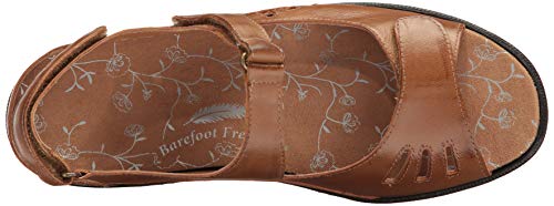 Drew Women's Tide Hook and Loop Sandal,Cognac Leather,US 9 WW