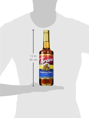 Torani 750ml Pumpkin Spice Flavoring Syrup Premium