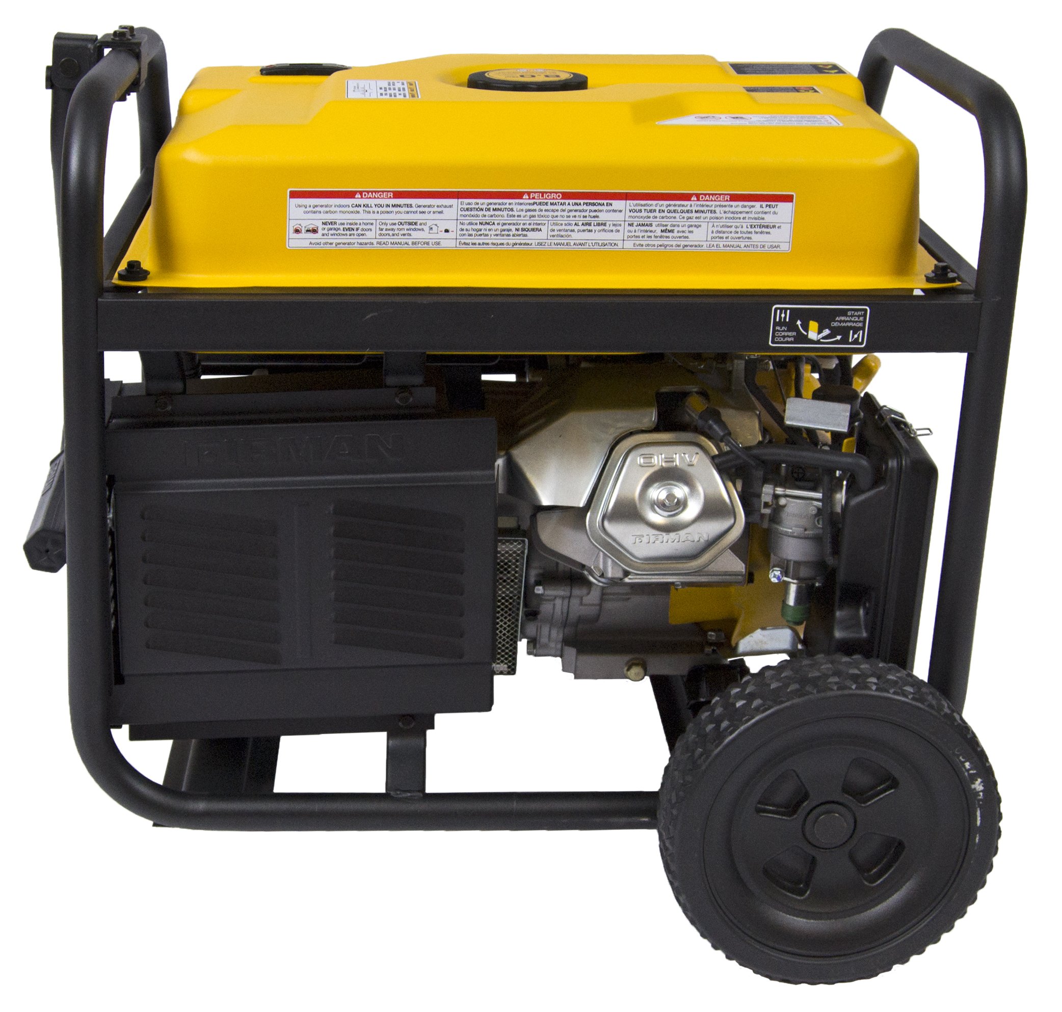 Firman P08003 Portable Generator, 7125/10000-Watt, Remote Start, 12 Hour Run Time - Quantity 1