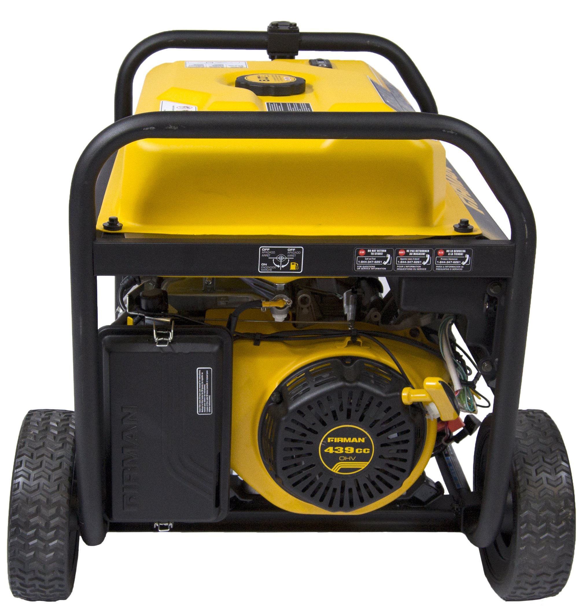 Firman P08003 Portable Generator, 7125/10000-Watt, Remote Start, 12 Hour Run Time - Quantity 1