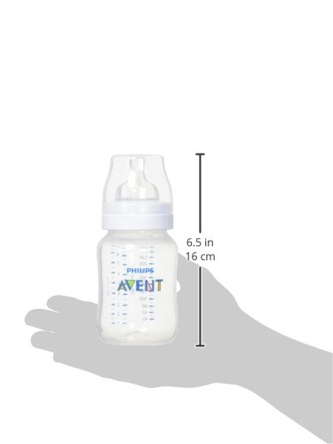 Philips AVENT Anti-colic Baby Bottles Clear, 9oz, 1 Piece (SCF403/17)