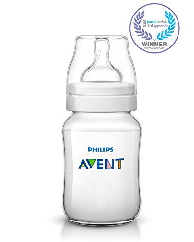 Philips AVENT Anti-colic Baby Bottles Clear, 9oz, 1 Piece (SCF403/17)