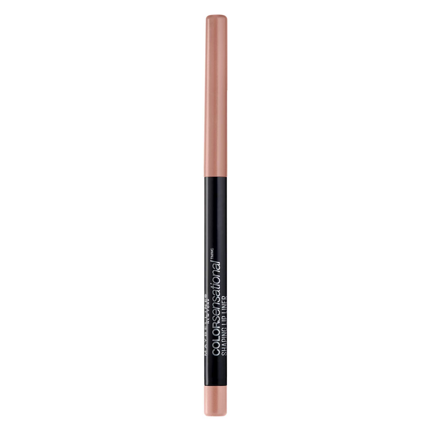 Maybelline Color Sensational Shaping Lip Liner with Self-Sharpening Tip, Nude Whisper, Nude, 1 Count