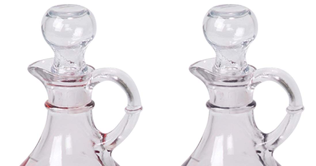 Sudbury Glass Cruet Set, 6 1/2 Inch, Set of 2