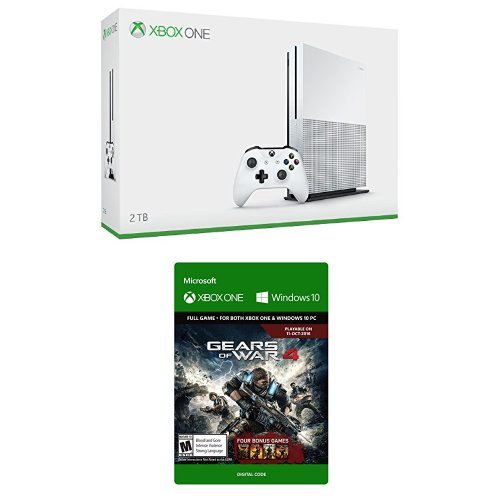 Xbox One 2TB Console and Gears of War 4 Standard Digital