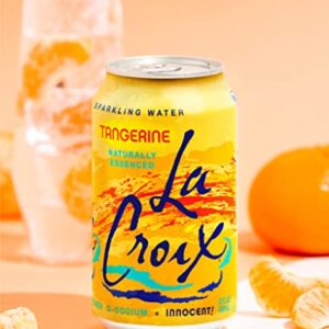 LaCroix Sparkling Water, Tangerine, 12 Fl Oz (pack of 12)