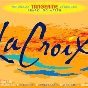 LaCroix Sparkling Water, Tangerine, 12 Fl Oz (pack of 12)