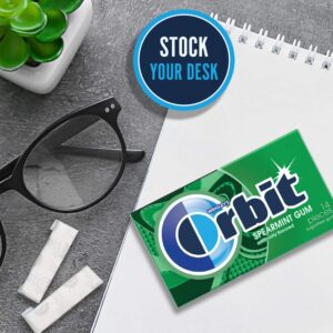 ORBIT Spearmint Sugarfree Gum, 15 Count Pack Of 3