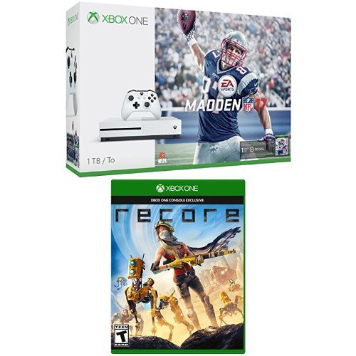 Xbox One S 1TB Console - Madden NFL 17 Bundle and ReCore