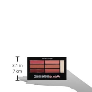 Maybelline New York Lip Studio Color Contour Lip Palette, Blushed Bombshell, 0.17 oz.