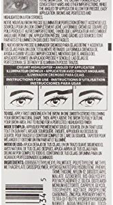 Maybelline New York Brow Precise Perfecting Eyebrow Highlighter, Light, 0.04 oz.