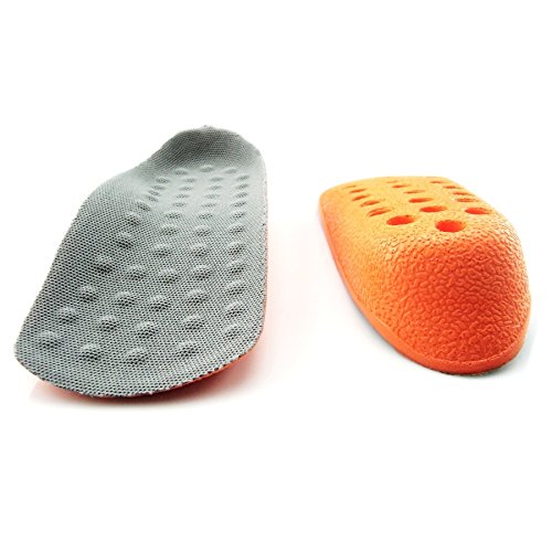 Happystep 1 Pair 2cm Invisible Height Increase Shoe Inserts Insoles, in-Sock Heel Lift Raising Pad for Shoes