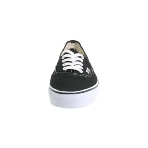 Vans Unisex Authentic Black Canvas VN000EE3BLK Mens 8.5, Womens 10