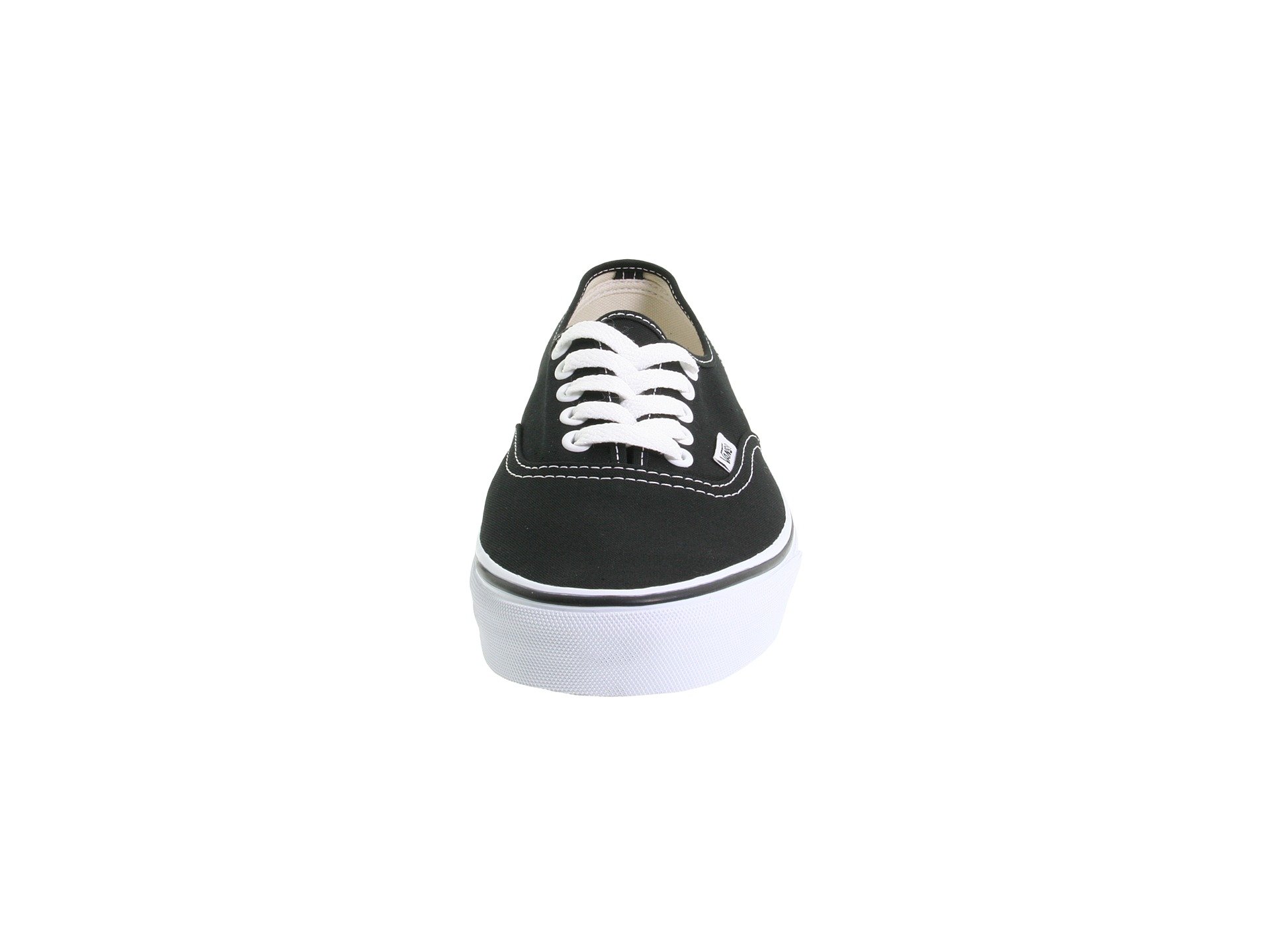 Vans Unisex Authentic Black Canvas VN000EE3BLK Mens 8.5, Womens 10