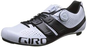 giro factress techlace womens road cycling shoe − 42, white/black (2019)