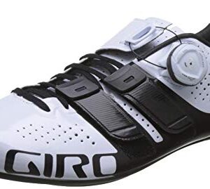 Giro Factress Techlace Womens Road Cycling Shoe − 42, White/Black (2019)