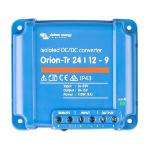 victron energy orion-tr ip43 24/12-volt 9 amp 110-watt isolated dc-dc converter