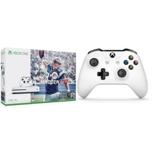 xbox one s 1tb console with madden nfl 17 + extra controller bundle