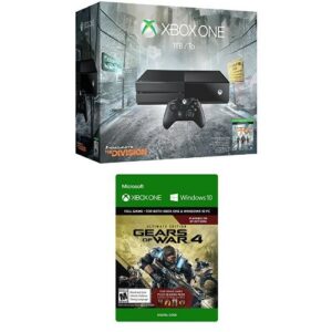 xbox one 1tb console - tom clancy's the division bundle and gears of war 4 ultimate edition digital