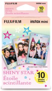 fujifilm instax mini shiny star film - 10 exposures