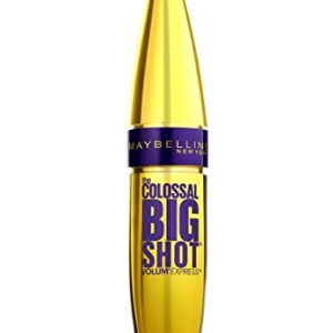 Maybelline New York Volum' Express The Colossal Big Shot Washable Mascara, Brownish Black, 0.33 fl. oz.