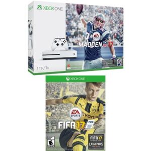 xbox one s 1tb console - madden nfl 17 bundle and fifa 17
